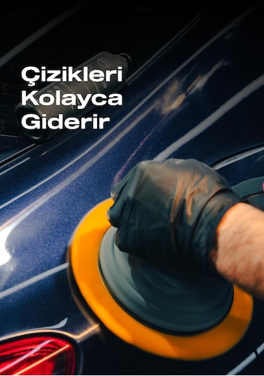 Kuzu Yünü Polisaj Keçesi/pedi Lite-ağır Çizik Giderici-150mm-kuzu