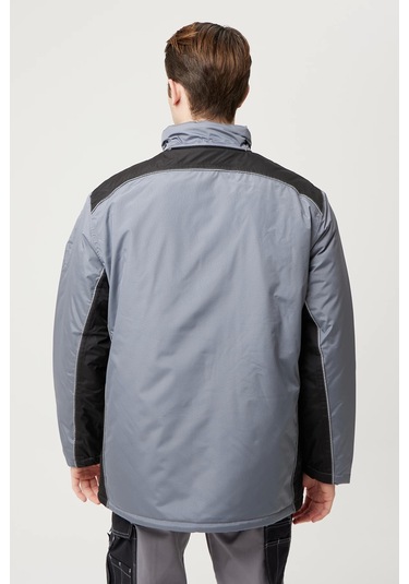 Allium Ripstop Parka - Su Geçirmez, Rüzgar Geçirmez, Dayanıklı Ve Soğuk Hava Koşullarına Uygun Outdo Gri-siyah