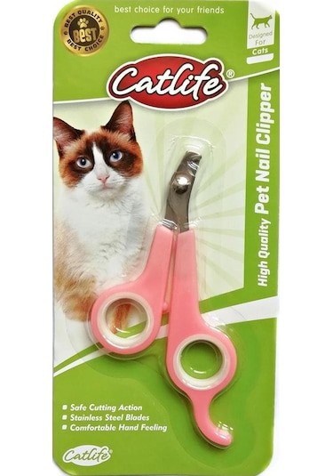Kedi Tırnak Makası 11 Cm - Renk Pembe