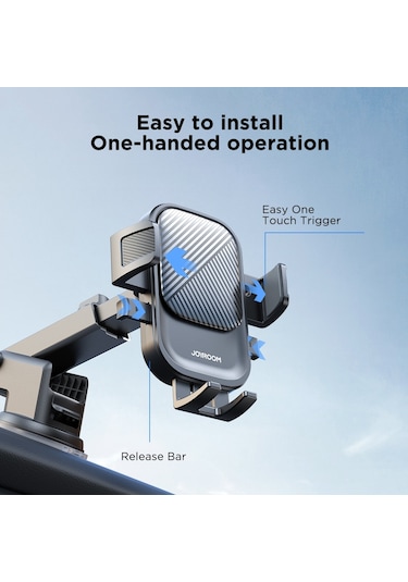 Joyroom Jr-ok6 Mekanik Araç Telefonu Montaj Aparatı Siyah