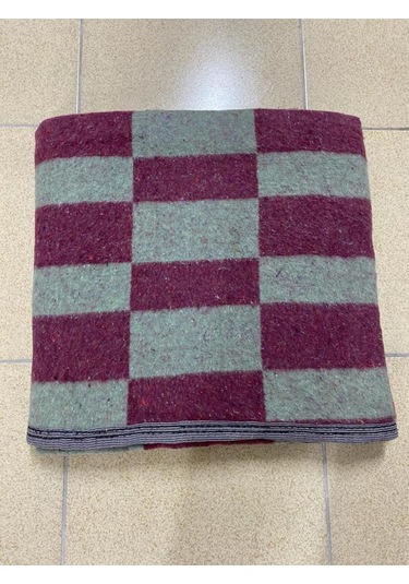 Battaniye Tek Kişilik Geometrik Yeşil