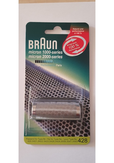 Braun 428 Tıraş Makinası Elek 5422,5423,5428,5420