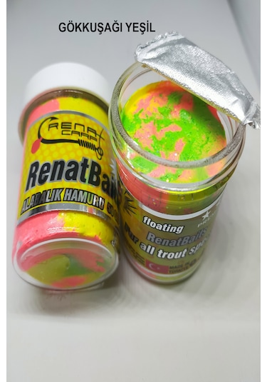Renatbaits Yeni Üretim Peynir Kokulu Yüzen Alabalık Hamuru 50 Gr