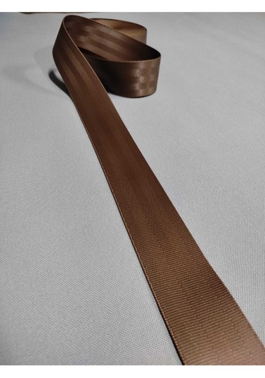 Renkli Emniyet Kemeri 15 Metre 5 Kemer İçin Açık Kahve