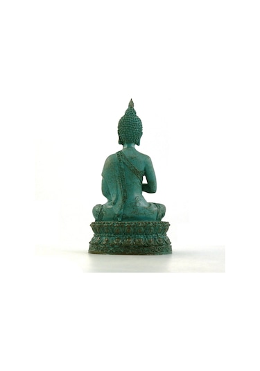 T.concept Dekoratif Oturan Buddha Heykel Biblosu Kombin Renkli