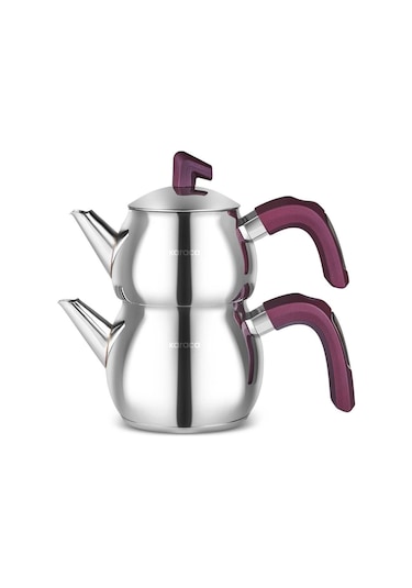 Karaca  Viyola İndüksiyon Tabanlı Midi Çaydanlık Takım Mürdüm