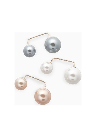 Qf Broş İğnesi Bijuteri Seti 3 Adet 438990988 Beyaz