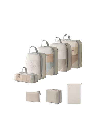 Tangshopping Seyahat Sıkıştırma Ağ Depolama Kitimi Dijital Tuvalet Seti 8 Parça Diğer