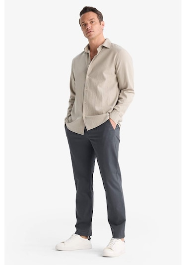 Defacto Regular Fit Normal Kesim Düz Paça Chino Pantolon D7349ax25auar9 Antrasit Defacto Regular Fit Normal Kesim Düz Paça Chino Pantolon D7349ax25auar9 Antrasit