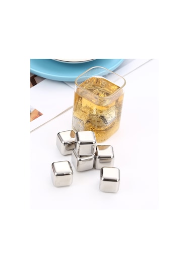 8 Paslanmaz Çelik Buz Küpü Klipsli