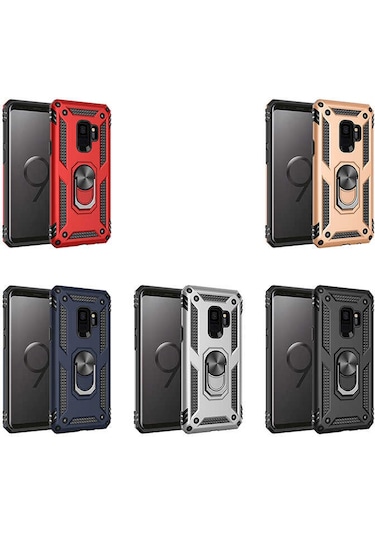Zore Galaxy Uyumlu S9 Kılıf Msra Vega Kapak - Siyah Siyah