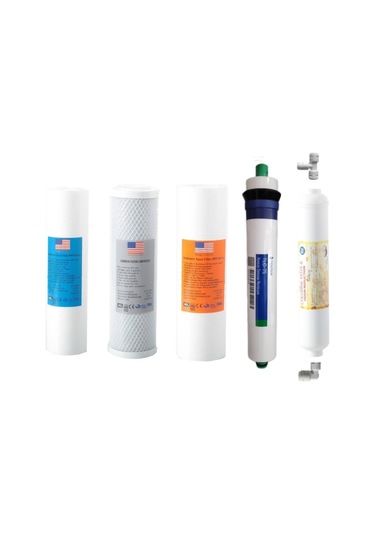 Filtre Dünyası Usa Pentair Membran Su Arıtma Cihazı Filtresi 5Li Set Su Arıtma