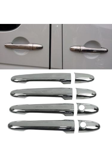 Mercedes Sprinter W906 2006-2018 Krom Kapı Kolu 4 Kapı P.çelik