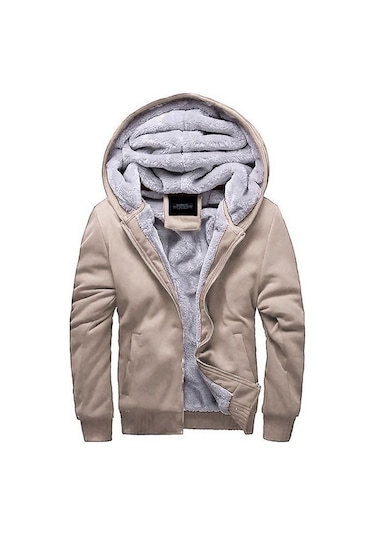 Madmext Içi Kürklü Bej Hırka 22377 Bej