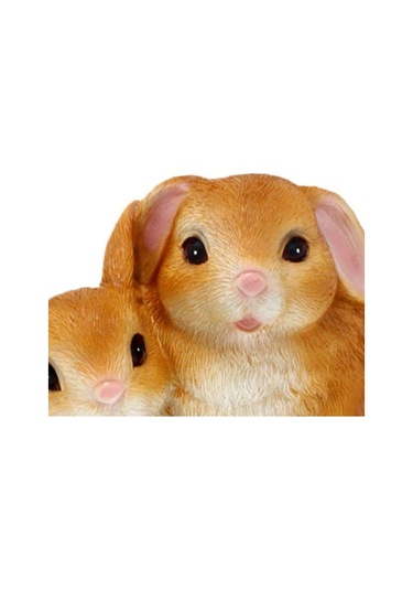 Pazly Tavşanı Reçine Paskalya Heykelciği - Suntek Küçük Pot Xn