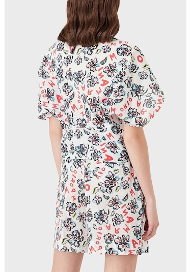 Emporio Armani Bayan Bluz 3L2K67 2Nd1Z F133-Beyaz Emporio Armani Bayan Bluz 3L2K67 2Nd1Z F133-Beyaz