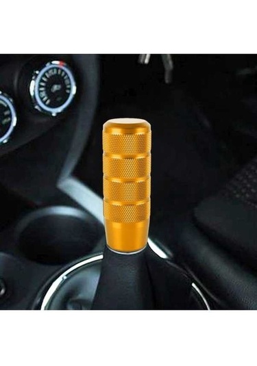 Wondernest Universal Araç Dişli Direk Dişli Kafası Vites Topuzu Altın Renk Altın