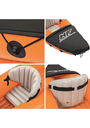 Bestway Lite-Rapid X2 2 Kişilik Kano Bw65077 Çok Renkli