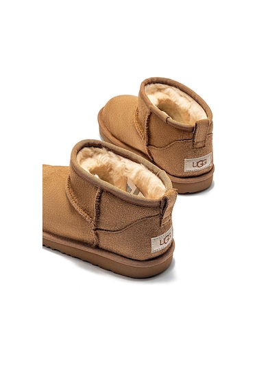 Bot Kız Çocuk 1171291k Ugg Kids Classıc Ultra Mını Dazzle Chestnut Taba 31-35 Taba