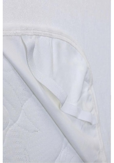 Evony Tek Kişilik Sıvı Geçirmez Alez 90x200 Cm Pamuklu Yatak Koruyucu Alez Beyaz