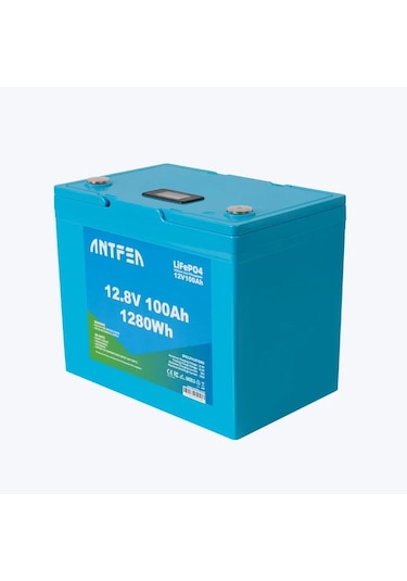 Antfea 12.8v 100ah Abs Lityum Akü Akıllı Ekran Lifepo4