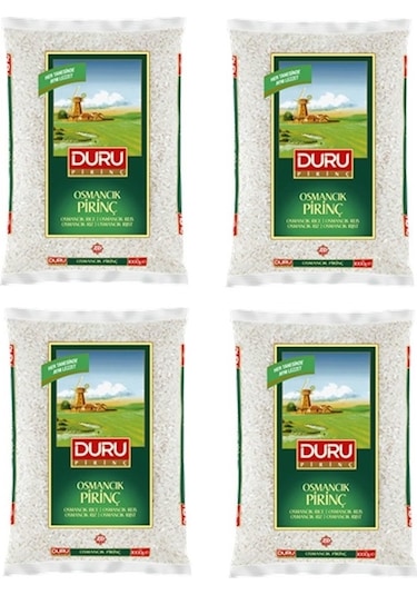 Duru Osmancık Pilavlık Pirinç 4 x 1 KG