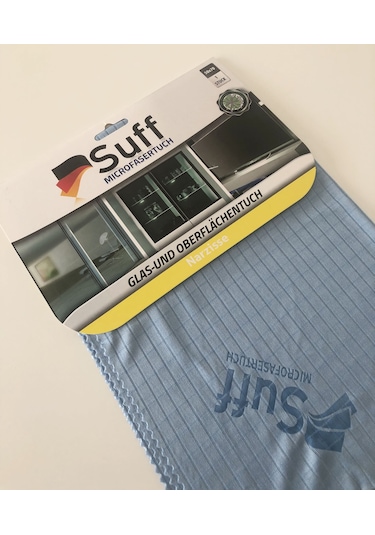 Suff Mikrofiber Hassas Yüzey ve Cam Bezi Mavi 50 x 70 CM