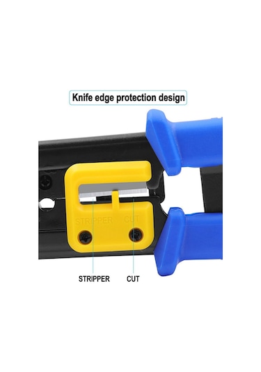Ez Rj45 Rj11 Yeni Nesil Delikli Konnektör Pense 4445 Çakma Sıkma