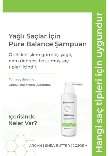 Yağlı Saçlar Için Pure Balance Şampuan 100 Ml