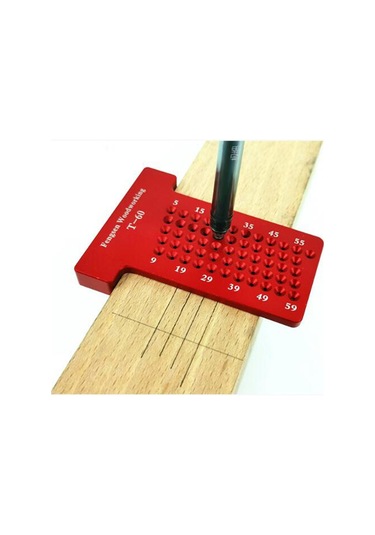 Suntek Ağaç İşleme Scriber T-tipi Cetvel Delik Marangoz