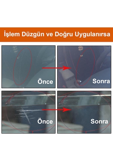 Seryum Oksit Cam Çizik Giderici 50 Gram + Uygulama Yün Keçe