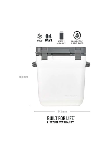 Stanley Adventure Taşınabilir Soğutucu Kamp Buzluğu 28 Lt Stanley0502 Beyaz