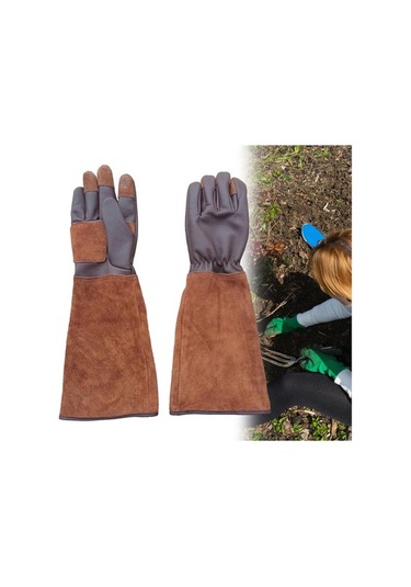 Trendooze Homyl Uzun Bahçe Eldiveni, Gül Budama Eldiveni Kadın Erkek Çiftlik Kullanımı