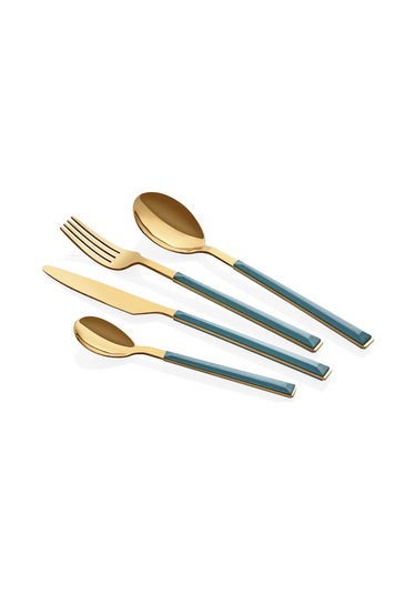Neva N2727 Mentol 24 Parça Çatal Kaşık Bıçak Takımı