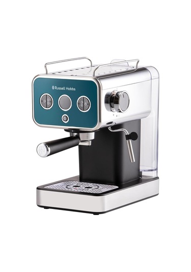 Russell Hobbs Distinctions 26451-56 Manuel Espresso Makinesi Okyanus Mavisi (Teşhir)
