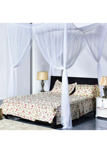 Suntek 4 Köşe Direk Yatak Kanopi Net Yatak Odası Asılı Yatak