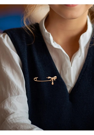 Zolotoj Merkurij Nazarlık Kurdeleli Tokalı İğne 234381451 Altın Rengi