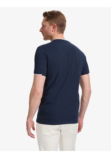 Pierre Cardin Erkek Lacivert Tişört 50327865-vr033