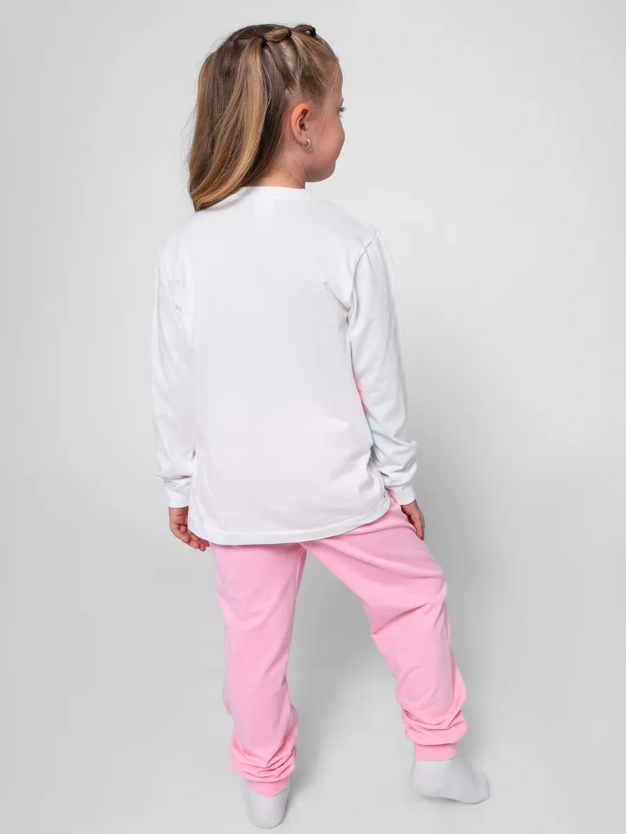 Starkids Uzun Kollu Çocuk Pijaması 441174354 Beyaz