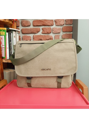Escape Postacı Evrak Ve Bilgisayar Çantası 3610 Gvn-0137 Bej