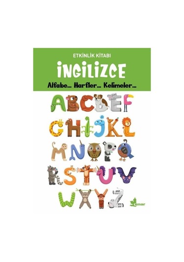 İngilizce Alfabe - Etkinlik Kitabı- Çınar Yayınları