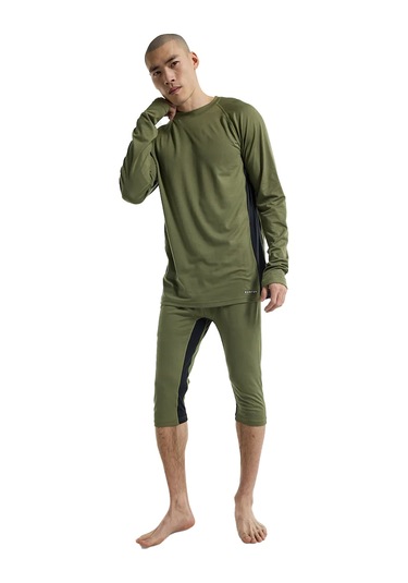 Burton Burton X Cre Eck Erkek Yeşil İçlik Üst Moss Haki