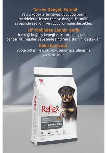 Reflex Rfl-113 Kuzulu Yavru Köpek Maması 10 KG
