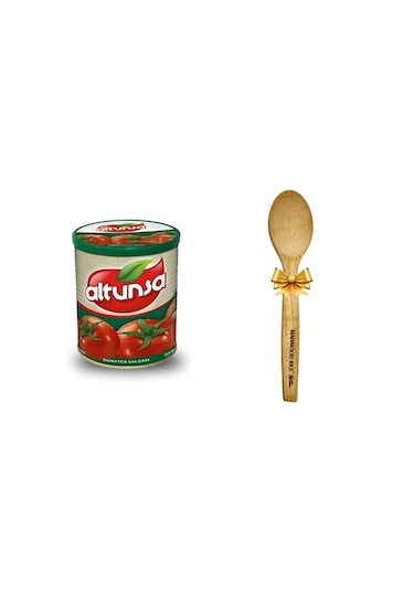 Altunsa Domates Salçası 830 G Ve Ahşap Kaşık