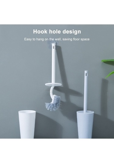 Tongxida Bosphorusboutique Yumuşak Tuvalet Temizleme Seti Saplı Fırça Fırça Tn/ Diğer