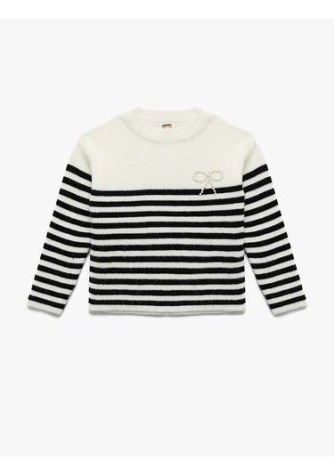 Koton Ekru Kız Çocuk Kazak 6wkg90013ht Ekru