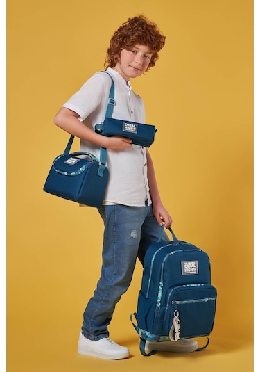 Coral High Nefti Kamuflaj Desenli 3 Lü Okul Çanta Seti Set0123631