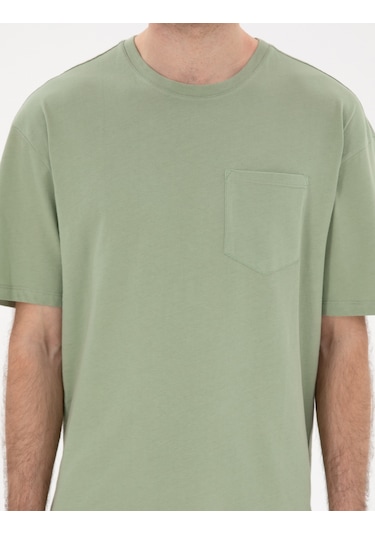 Pierre Cardin Erkek Çağla Tişört Basic 50306991-vr016 Çağla