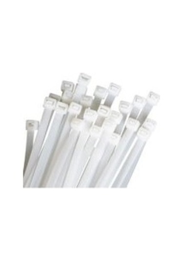 8 400 Mm Cırt Kelepçe 100 Adet Beyaz