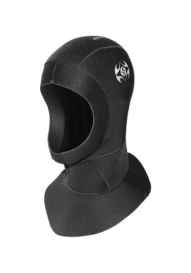 Slınx 1131 3mm Neopren Su Geçirmez Sıcak Kulak Koruyucu Dalış Başlığı, : M Siyah